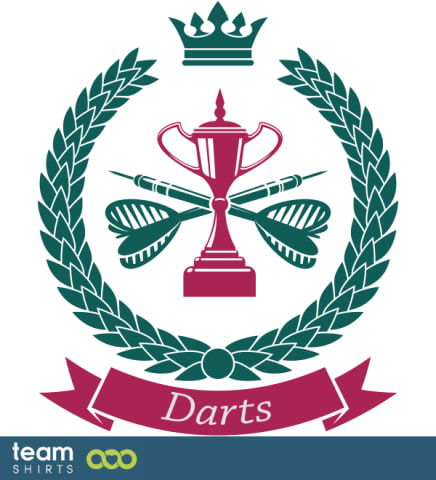 DARTS BANDEROLE WITH TEXT