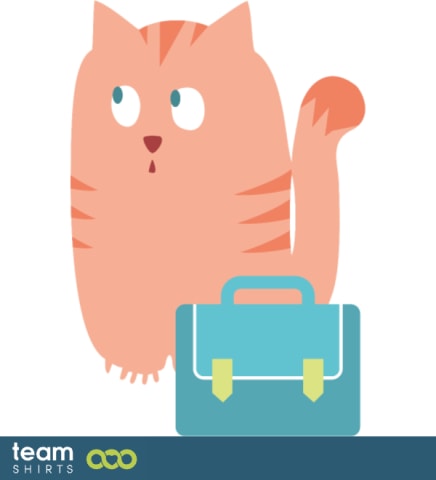 cat and schoolbag