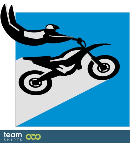 MOTOCROSS MIT HINTERGRUND