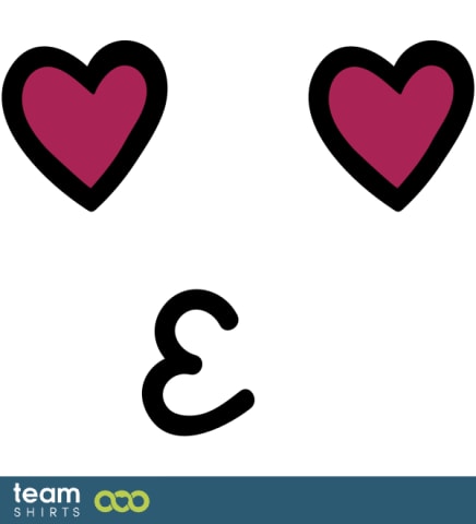 SMILEY HEART & KISS COLOUR