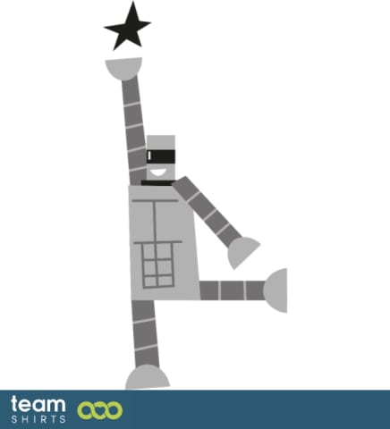 robot and star