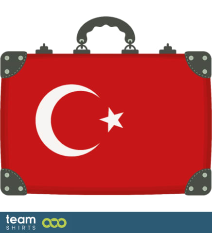 Flagg Tyrkia koffert