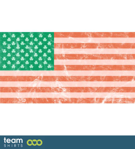 Irische Flagge der USA