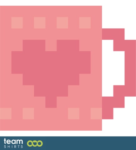 Pixel roze kop