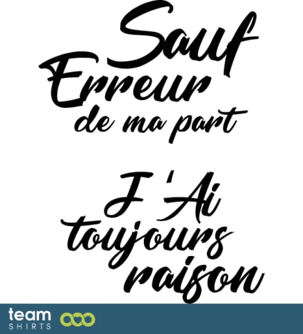 Jag är alltid rätt