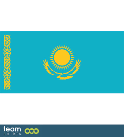 Flagge Kasachstan