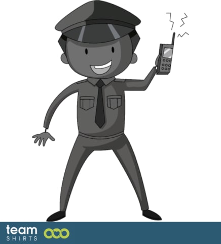 policeman comic vectorstock 6008237