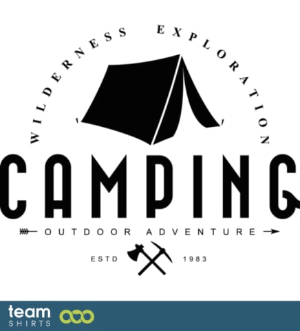 CAMPING & TENT LOGO DETAILED