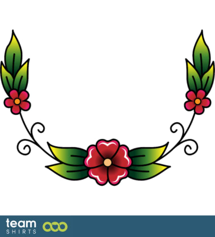Blomst tatovering