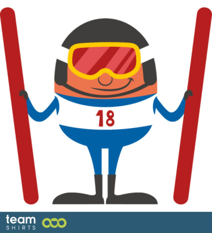 07 Sportler Ski png vectorstock 1759164