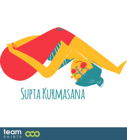 Supta Kurmasana Yoga-Pose