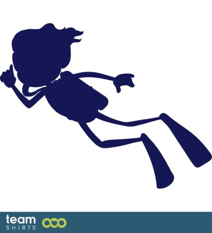Tauchkind Silhouette
