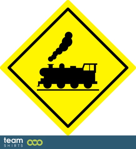 Signe de circulation Chemin de fer devant