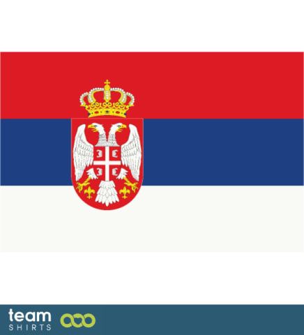 Flagge Serbien