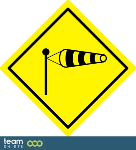 Traffic Sign Caution Side Wind