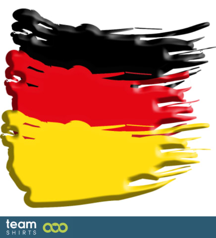 Deutsche Flagge Vintage 3D