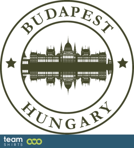 12 Stempel Hungary Budapest Clean vectorstock 1857