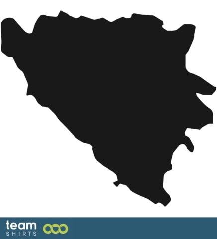 SILHOUETTE DE LA BOSNIE-H
