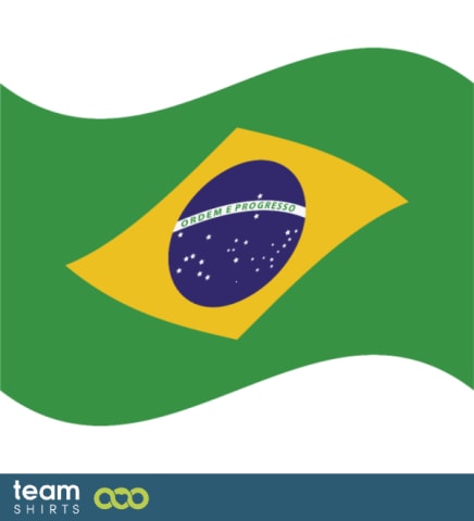 Flagga Brasilien