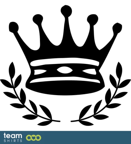 Könige Krone und Lorbeer
