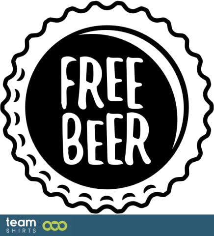 FREE BEER KRONKORKEN