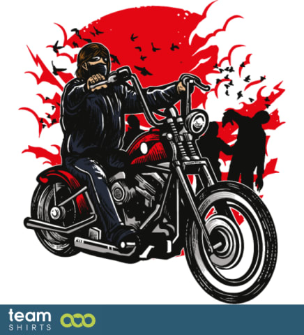 zombie killer on bike
