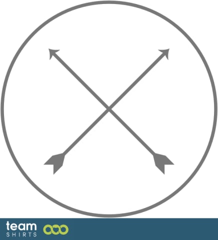 CROSSED ARROWS CIRCLE