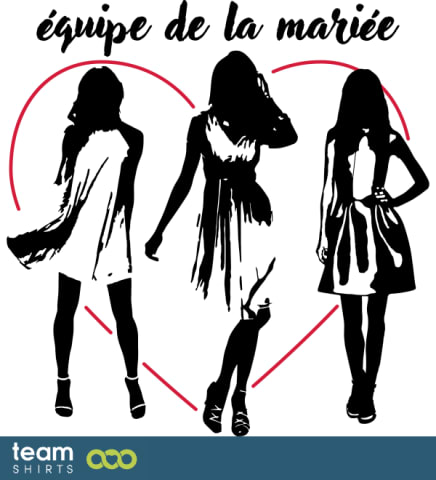 équipe de la mariée