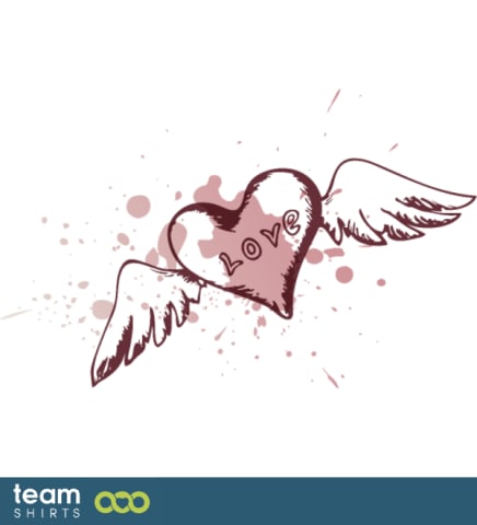 coeur avec des ailes