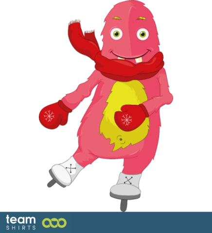 Monstre de patinage de glace