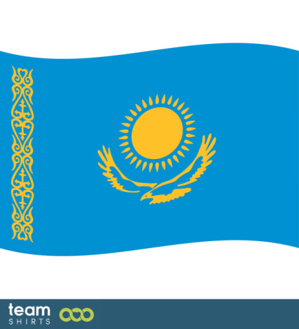 flag kazakhstan