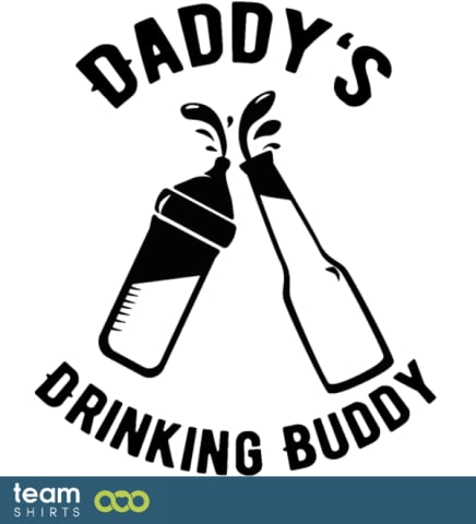 mgri daddys trinken buddy baby white