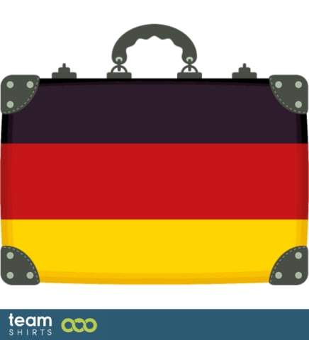 Flagge Deutschland Koffer