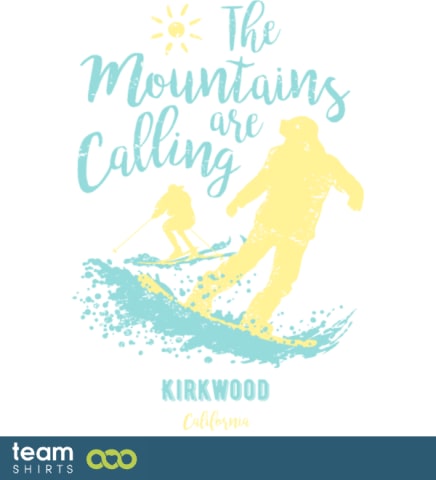 Snowboard Ski Kirkwood Californië