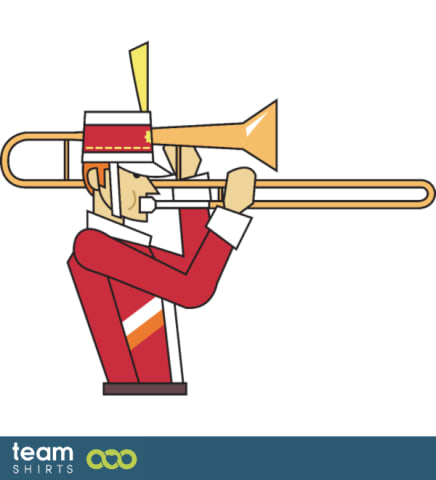 Marchingband trombone