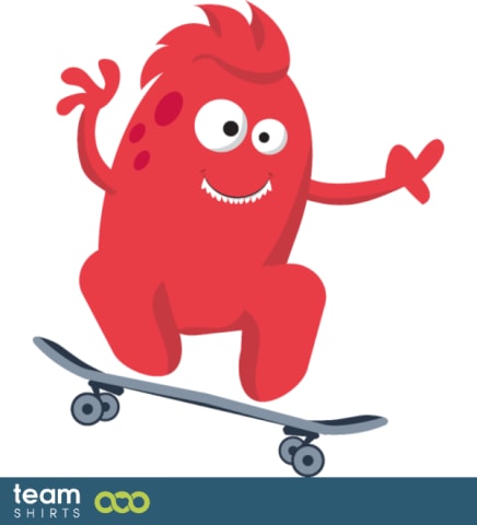 Sports vektorpopulation 10376269 Monster Skateboarding S