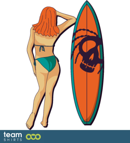 Fille surfeuse