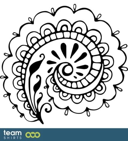 Henné paisley