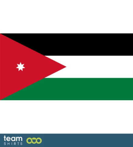 vlag jordanië