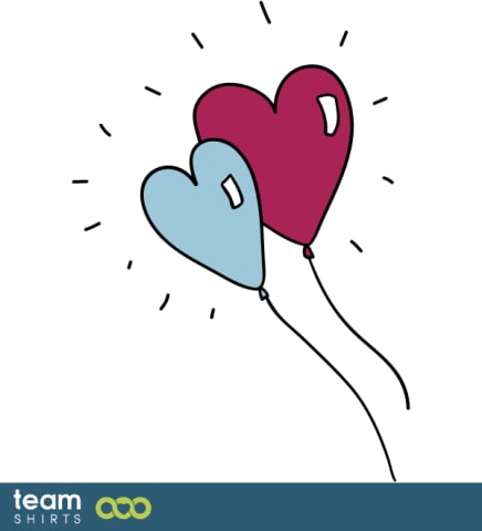 HEART BALLONS COLOUR