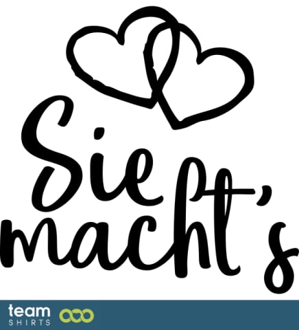Sie macht es