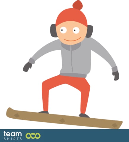 09 snowboard vectorstock 12292365