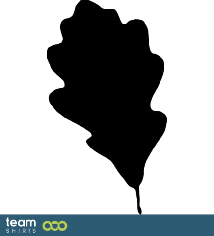 Silhouette de feuille de chêne