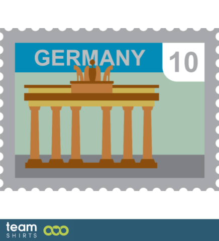 germany mail stamp