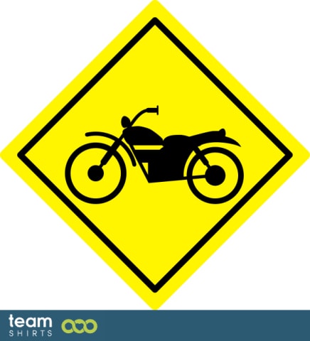 Verkehrszeichen Motorrad Spur