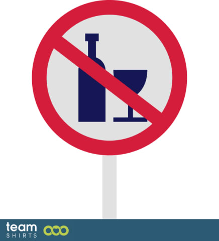 no alcohol sign