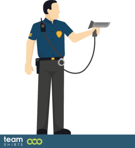 police stun gun vectorstock 9178343