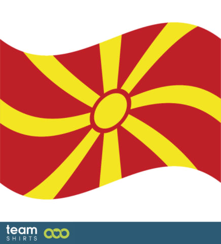 Flagga Makedonien