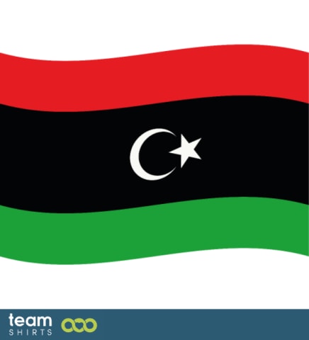Flagga Libyen