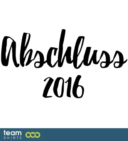 ABSCHLUSS 2016 SCHRIFTZUG